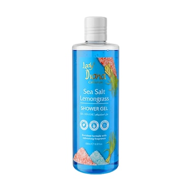 Lady Diana Lemongrass Shower Gel, Refreshing &amp; Revitalizing Body Wash, 500 ml