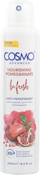 Cosmo Be Fresh Body Anti-Perspirant Deodorant Pomegranate 250ml, Long-Lasting Sweat &amp; Odor Protection With 48-Hour Freshness and Refreshing Pomegranate Fragrance For Men