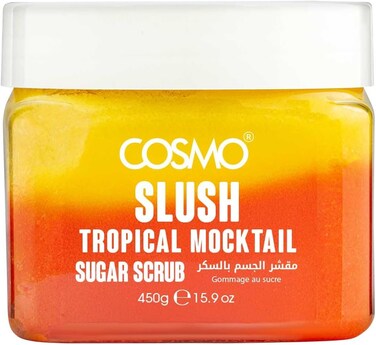 Cosmo Body Care Slush Sugar Scrub Mocktail 450g, Exfoliating &amp; Moisturizing Body Scrub, Removes Dead Skin, Softens &amp; Smoothens Skin, Refreshing Fruity Mocktail Fragrance For Luxurious Skincare