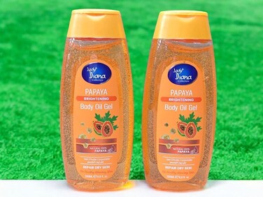 Lady Diana Papaya Body Oil Gel - 200ml Skin Brightening Moisturizer