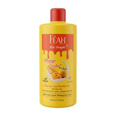 FEAH Mango Body Wash 500ML - Tropical Fragrance Shower &amp; Bath Gel