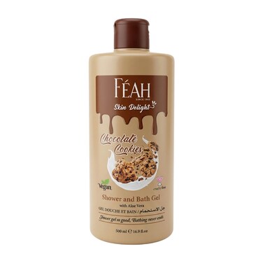 FEAH Chocolate Body Shower &amp; Bath Gel 500ML - Nourishing &amp; Indulgent Body Wash