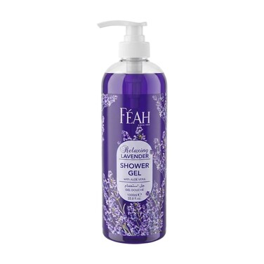Feah Lavender Body Shower Gel 1000ML - Calming &amp; Refreshing Fragrance Body Wash