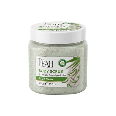FEAH Aloe Vera Body Scrub 450GM - Soothing &amp; Exfoliating Skin Polish