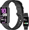 PEJE Smartwatch,Smart Watch for Men(Answer/Make Calls)1.45&rdquo; HD Display,120+ Sport Modes,IP68 Waterproof Fitness Watch, with SpO2/Heart Rate/Sleep Monitor,Smartwatch Compatible Android iOS BLACK