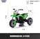 Lovely Baby Honda Battery Operated Power Riding Kids Motorcycle LB 955, Three Wheel Ride-on Motorbike, 1-3 Years - Green