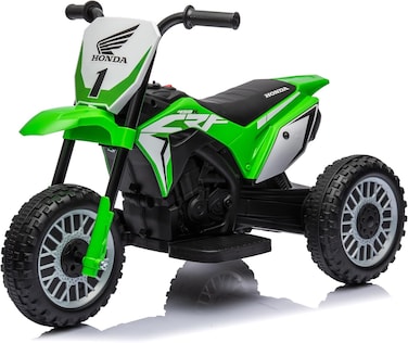 Lovely Baby Honda Battery Operated Power Riding Kids Motorcycle LB 955, Three Wheel Ride-on Motorbike, 1-3 Years - Green