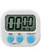 Digital Kitchen Countdown Magnetic Timer White