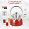4.0L Glass Teapot with Removable Infuser, Stovetop Safe Tea Kettle for Gas and Electric

