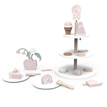 Woody Buddy - Afternoon Tea Snacks - Pink