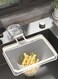 Sink Drain Basket,Flipped Holder Sink Strainer Basket,Multi-function Disposable Garbage Drainage Grid With 50 Filters