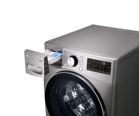 LG 15 Kg Front Load Washing Machine, Fully Automatic, AI DD Motor, 1400 RPM, Color Silver Model &ndash; F0L9DYP2S
