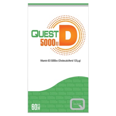 Quest d 5, 000 Tablets, 60 Tablets