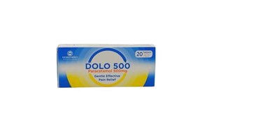 DOLO 500MG TAB 20'S
