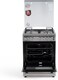 Terim 60X60 Cooker, 4 Gas Burners, Stainless Steel