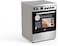 Terim 60X60 Ceramic Cooking Range, 6 Oven Function With Turbo Fan, Stainless Steel, Tervc66St