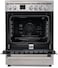 Terim 60X60 Ceramic Cooking Range, 6 Oven Function With Turbo Fan, Stainless Steel, Tervc66St