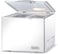 Wolf Power Chest Freezer, 147L Net, Manual Defrost, Adjustable Temp, LED Light, Lock &amp; Key, White, Easy Controls