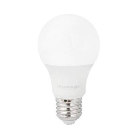PowerSafe LED Bulb 9W Daylight E27, 810 Lumen, 6500K, 85% Energy Saving, 15,000 Hours Lifespan, with Surge Protection, ESMA Approved