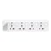 Terminator 4 Way Universal Power Extension Socket With Individual Switches, Indicators and Without Cable