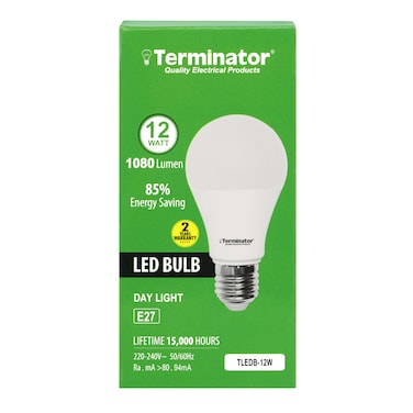 Terminator LED Bulb 12W Day Light E27