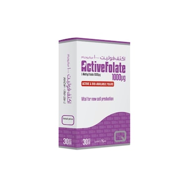 Quest Active Folate 1000 Mg Tab 30