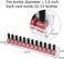 LAMSIT IBDAA 6 Pack of Clear Acrylic Nail Polish Rack   Nail Polish Box with Removable Divider   Storage Box   Multipurpose Box   Jewellery Organiser