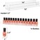 LAMSIT IBDAA 6 Pack of Clear Acrylic Nail Polish Rack   Nail Polish Box with Removable Divider   Storage Box   Multipurpose Box   Jewellery Organiser