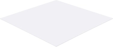 LAMSIT IBDAA Acrylic Sheet 3mm Thick Pack of 2 (Square, White)