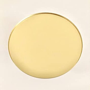 LAMSIT IBDAA Acrylic Circles 3mm Thick 16-Pack (8 Inch, Golden Mirror)
