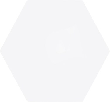 LAMSIT IBDAA Acrylic Hexagon 3mm Thick Pack of 16 (6 x 7 cm, Clear)