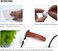 Blupebble Anchor One Desk Tidy Organizer Cable Clip 6 Peices Set (Black)