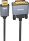 ماوسيل كيبل منفذ عرض DP الى DVI-D بطول 2 متر، دقة مدعومة 3840x2160@30Hz، سلك عالي السرعة ذكر الى ذكر متوافق مع الكمبيوتر واللابتوب وتلفزيون HD وجهاز العرض والشاشة