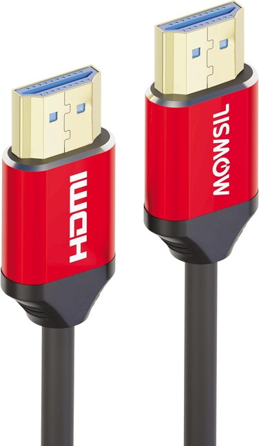 ماوسيل كيبل HDMI 18Gbps عالي السرعة 4K @30Hz 1.4 بطول 20 متر، سلك فيديو HDMI الى HDMI مضفر متوافق مع جهاز فك توب بوكس وبلاي ستيشن 3/4 والتلفزيون وجهاز العرض والشاشة واللابتوب