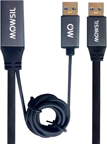 Mowsil USB Extension Cable 10Mtr, USB A Male to Female Extension Cord USB 3.0 Extender 5Gbps Data Transfer Compatible with Webcam, Phone, USB Hub, Mouse, Keyboard, Hard Drive, Headset,