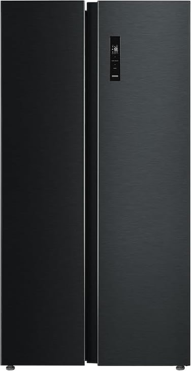 
Daewoo - Side by Side Refrigerator with Smart Inverter Compressor - Gross 721L / Net 510L - Black Stainless Steel with digital display - FRS-721VSIN - 1-Year Warranty