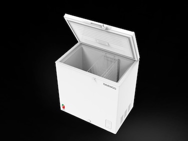Daewoo 197L Net Capacity Chest Freezer , Single Door with Manual Defrost, High Efficiency Cooling, White , DCF-221D , 1 Year Warranty.