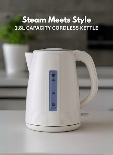 Venus Electric Kettle, White VCK1855PG