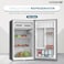 Krome 120L Gross Single Door Refrigerator, Compact Freezer, Reversible Door, Ideal for Kitchen, Bedroom, Office &amp; Bar, 5 Year Compressor Warranty, Inox, KR-RDC120H