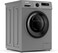 KROME 8 kg Front Load Washing Machine,BLDC Inverter Motor,1400 RPM,15 Programs,Fully Automatic with Lunar Dial,5 Star Energy Rating,LED Display,Multiple Temperature,Titanium,1 year warranty-KR-WFL80SSI