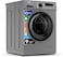 KROME 8 kg Front Load Washing Machine,BLDC Inverter Motor,1400 RPM,15 Programs,Fully Automatic with Lunar Dial,5 Star Energy Rating,LED Display,Multiple Temperature,Titanium,1 year warranty-KR-WFL80SSI