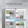 KROME 180L Gross,Net 138L,Double Door Top Mounted Refrigerator, Manual De- Frost, Mechanical Control System, Interior Light, Metallic Finish,Lock and Key,INOX,10 Year Compressor Warranty- KR-RDC180IH