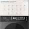 Krome Front Loading Washer Dryer Machine, 9 Kg Washing, 6Kg Drying, 1400 RPM, 16 Program, Variable Temp, Foam Sensing &amp; Removal, BLDC Motor, Auto Restart &amp; Balance, Load Detect, Child Lock -KR-WD96STI