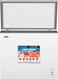 Krome 300L Chest Freezer, Single Door, Basket, R600a Refrigerant, Recessed Handle, White, KR-CF325R