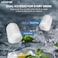 KROME Ice Maker Machine, 12kg/24h Capacity - KR-IM22SH