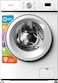 Krome Front Load Washing Machine   6 Kg Capacity   1000 RPM Spin   BLDC Inverter Motor   16 Wash Programs   LED Display   Energy Efficient   Stainless Steel Drum   White - KR-WFL60WSI
