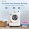 Krome 6 kg Front Load Washing Machine Capacity 1000 RPM Spin BLDC Inverter Motor 16 Wash Programs LED Display Energy Efficient Stainless Steel Drum White - KR-WFL60WSI