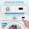 Krome 6 kg Front Load Washing Machine Capacity 1000 RPM Spin BLDC Inverter Motor 16 Wash Programs LED Display Energy Efficient Stainless Steel Drum White - KR-WFL60WSI