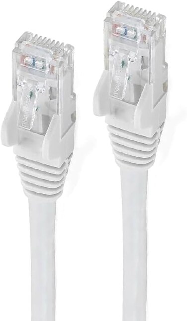 ماوسيل كيبل تصحيح Cat.6 UTP بطول 2 متر، سلسلة اي بي اي من الالومنيوم المغطى بالنحاس 1000Mpbs 250MHz غلاف من رقائق الالومنيوم وبلاستيك PVC متوافق مع الخادم والكمبيوتر وخوادم الكمبيوتر والطابعات