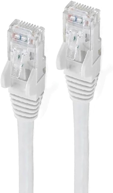 Mowsil Cat6 Utp Ethernet Cable 5M, 250MHz High-Speed Lan Cable, 4 Twisted Pairs Copper, Durable PVC/LSZH Jacket, RJ45 Connector, Ideal for Router, PC, Switch